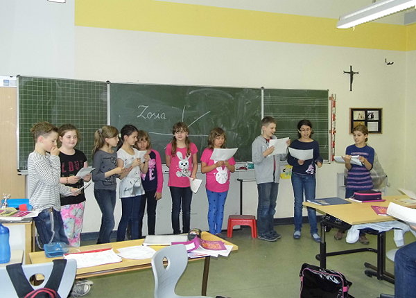 grupa j. polskiego klas IV w Bonifatiusschule 22.07.2014
